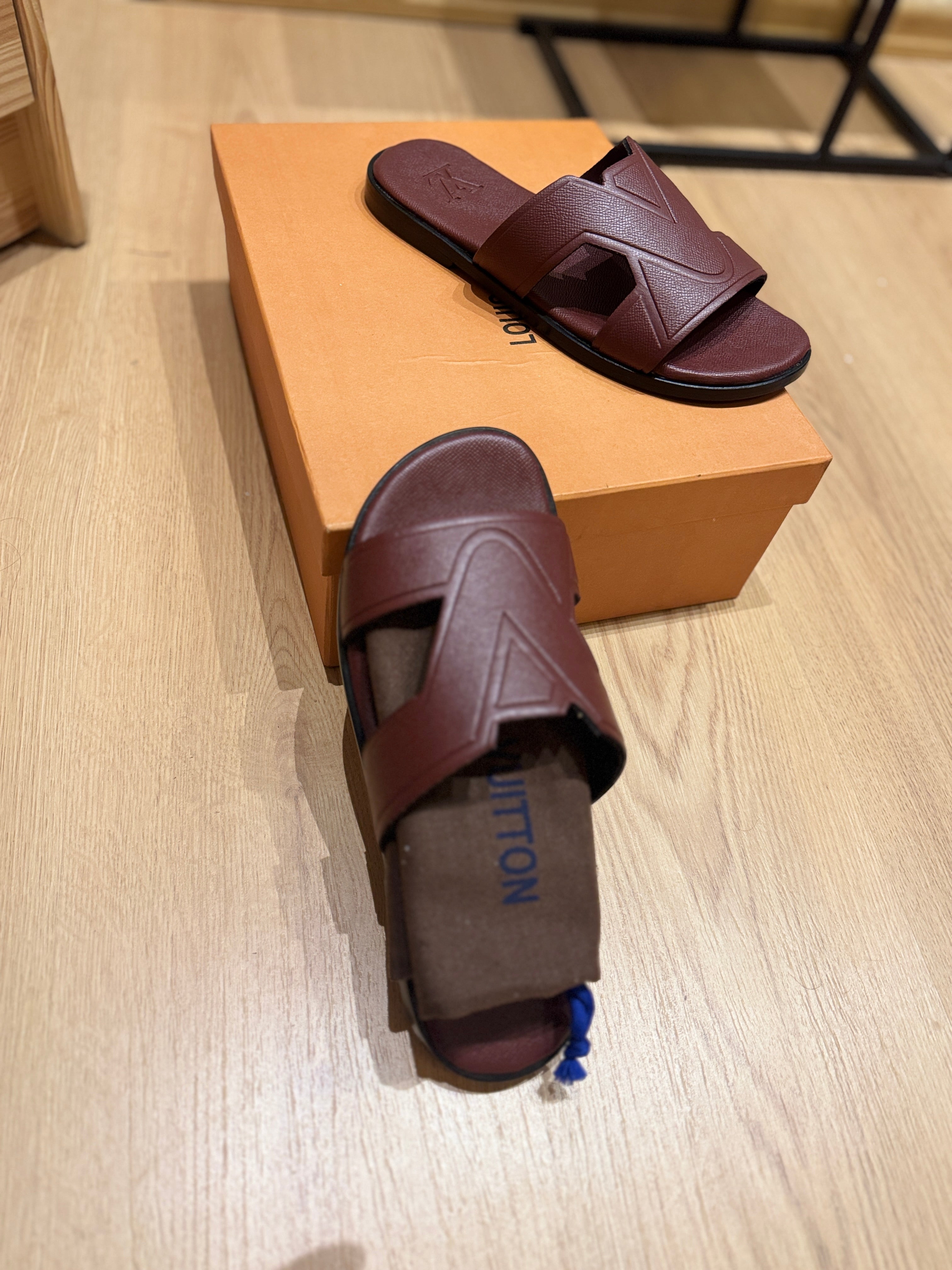 Mule LV Oasis Bordeaux