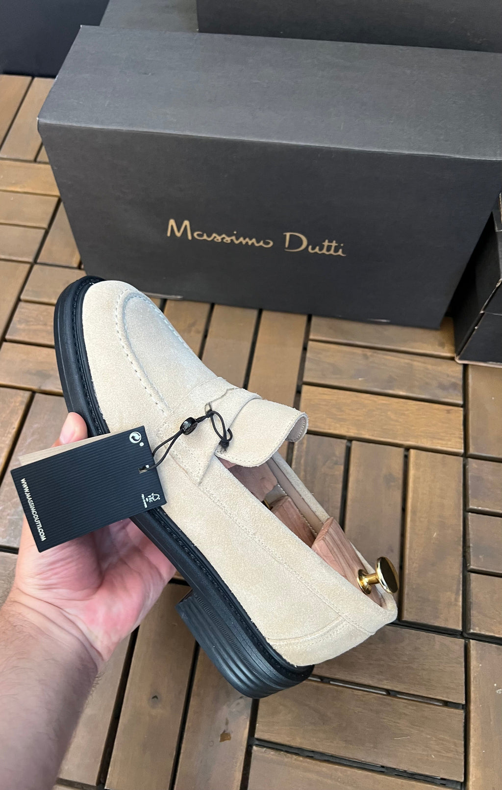 MOCASSIN BEIGE DAIM MD