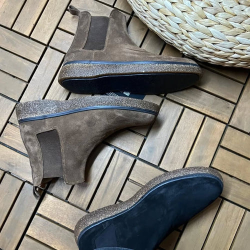 Bottines Chelsea en daim – Style urbain & confort quotidien