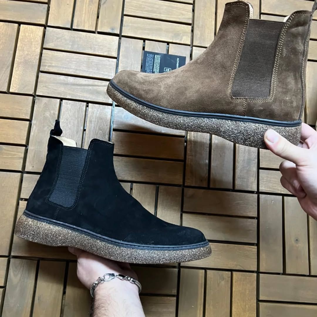 Bottines Chelsea en daim – Style urbain & confort quotidien